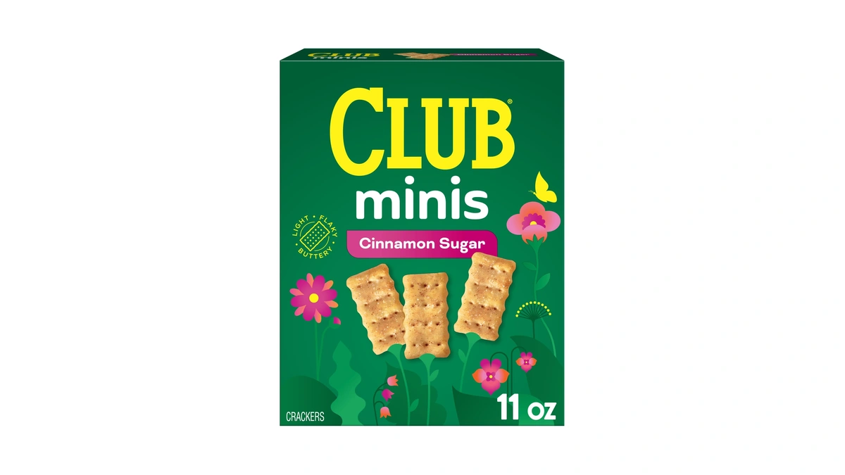 Club Minis Crackers, Spring Snacks, Snack Crackers, Limited Edition, Cinnamon