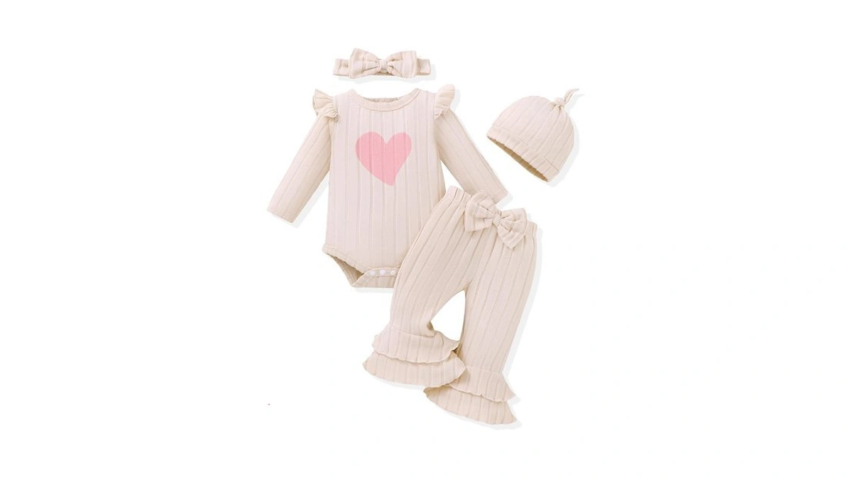 Renotemy Newborn Girl Clothes Preemie Baby Girl Fall Winter Outfits