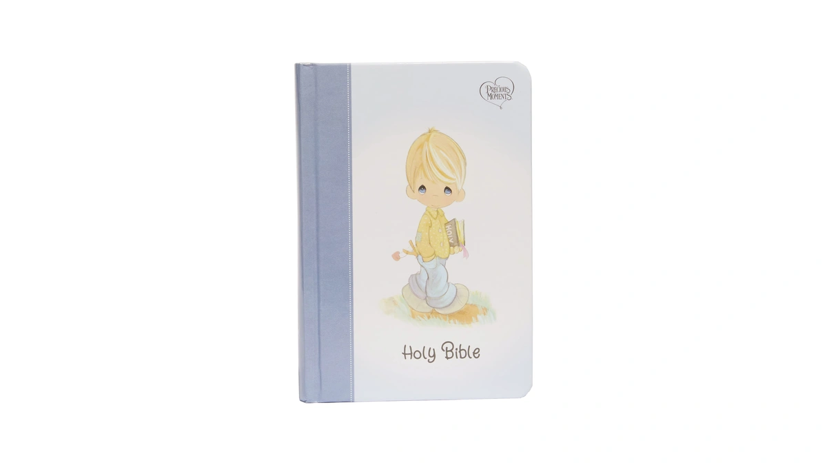 Nkjv, Precious Moments Small Hands Bible, Hardcover, Blue, Comfort Print: