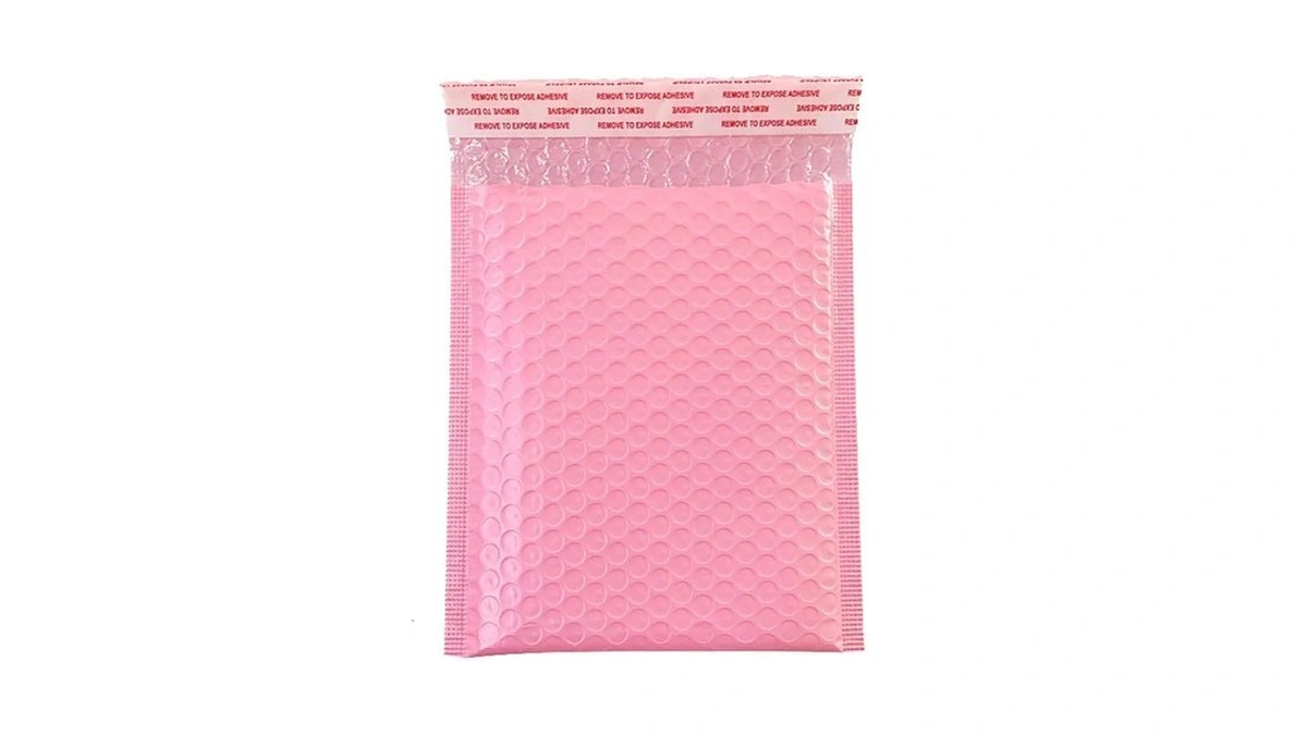 Pink Shipping Bags, 10pcs Strong Toughness Waterproof Tear-resistant Bubble Mailers