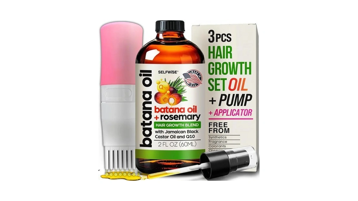 Batana Oil For Hair Growth - 100% Pure, Organic, Cold-pressed,