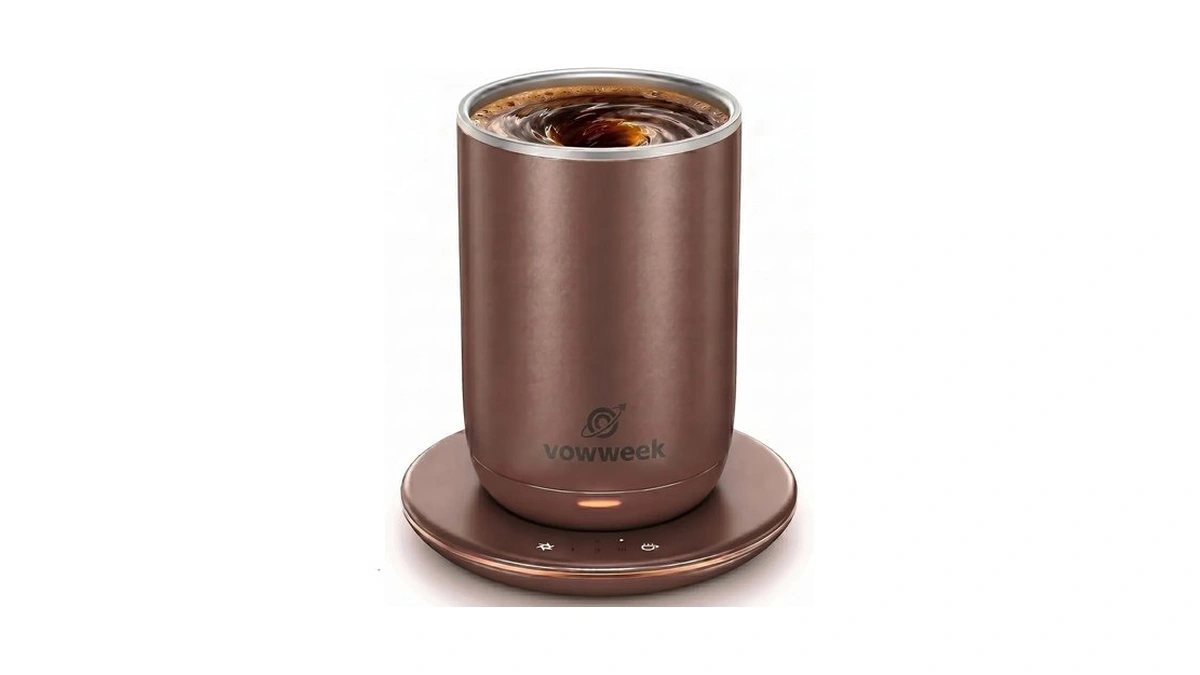 Self Stirring Coffee Mug, 10 Oz Heated Mug With Magnetic