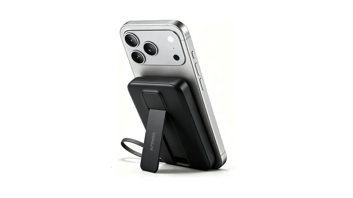 Vonuv Magnetic Power Bank 10000mah, Fast Charger With Built-in Usb-c