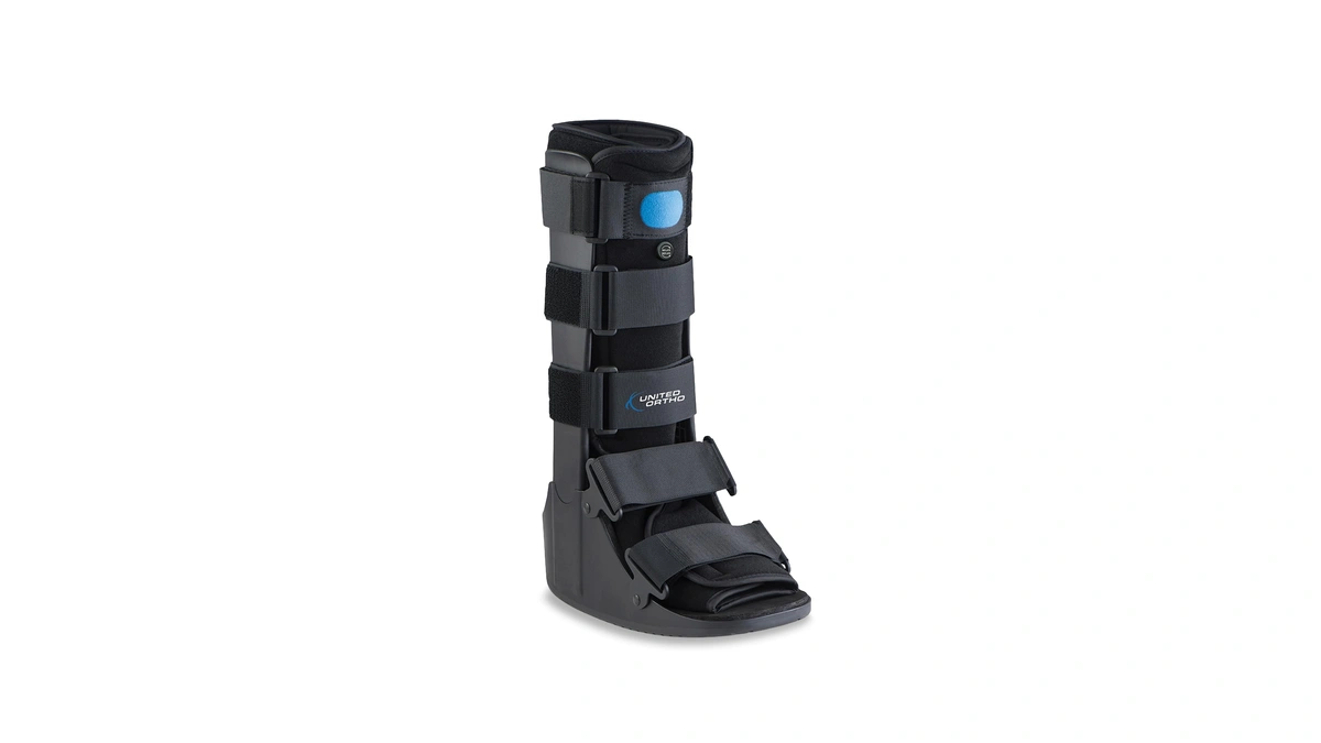United Ortho Air Cam Walker Fracture Boot, Small, Black