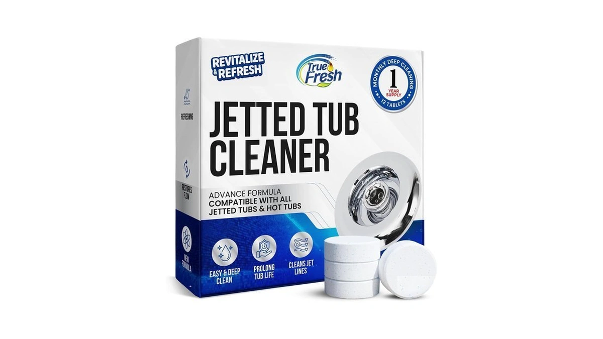 True Fresh Jetted Tub Cleaner Tablets, 12 Cleaning Tablets