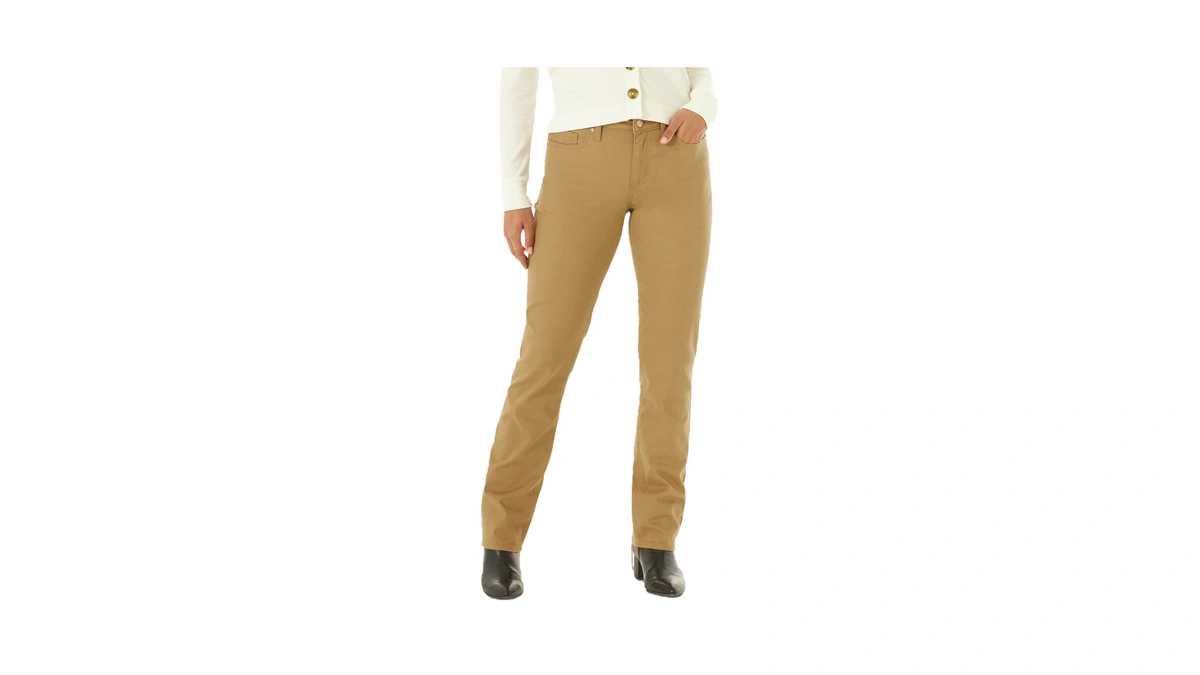 Lee Women's Legendary Mid Rise Straight Leg Jean Tigers Eye