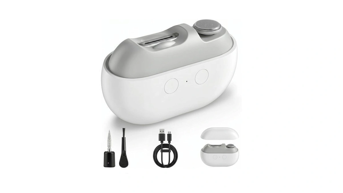 Electric Nail Clippers Upgraded, Nail File Toenail Trimmer, Safe For