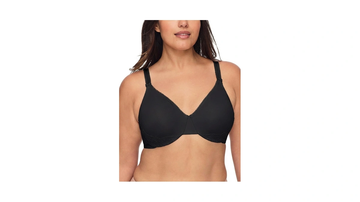 Olga Womens Luxury Lift Underwire Bras, Black, 36c Us
