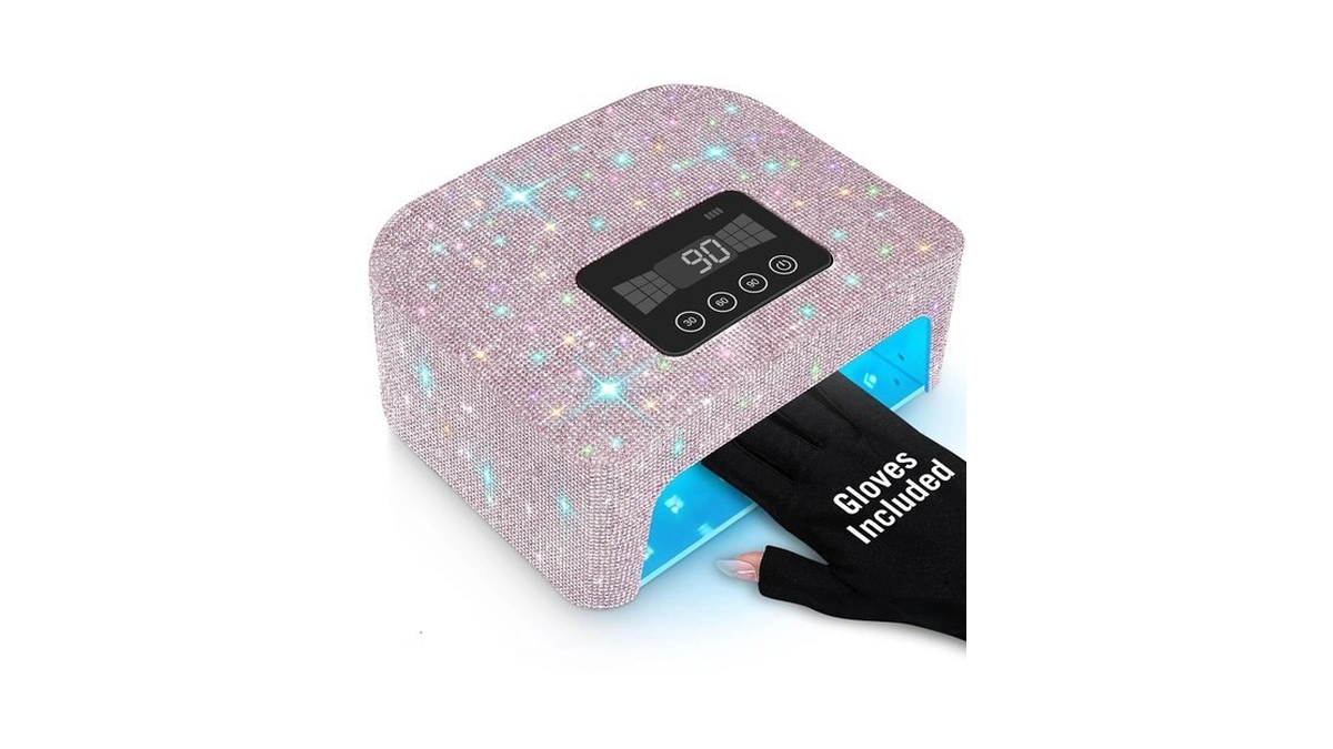 Aedavey Cordless Uv Nail Lamp, Rechargeable Led Light With 4