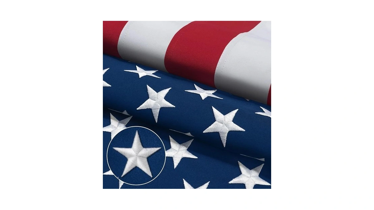 American Flag 5x8 Ft For Outside, Heavy Duty Spun Polyester