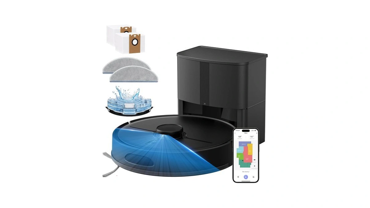 Azomabox Robot Vacuum And Mop, 8000pa Robot Vacuum With Self