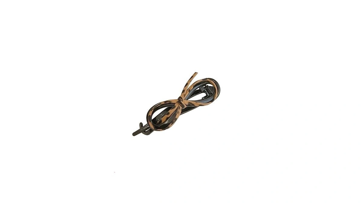Bow Tie Ponytail Hair Clips For Fine Thin Hair, Snap