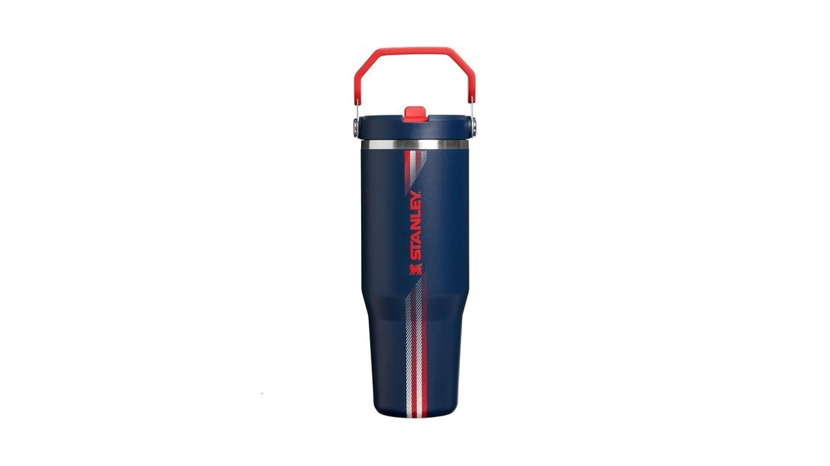 Stanley Iceflow 2.0 Flip Straw Tumbler, 30 Oz, Team Navy