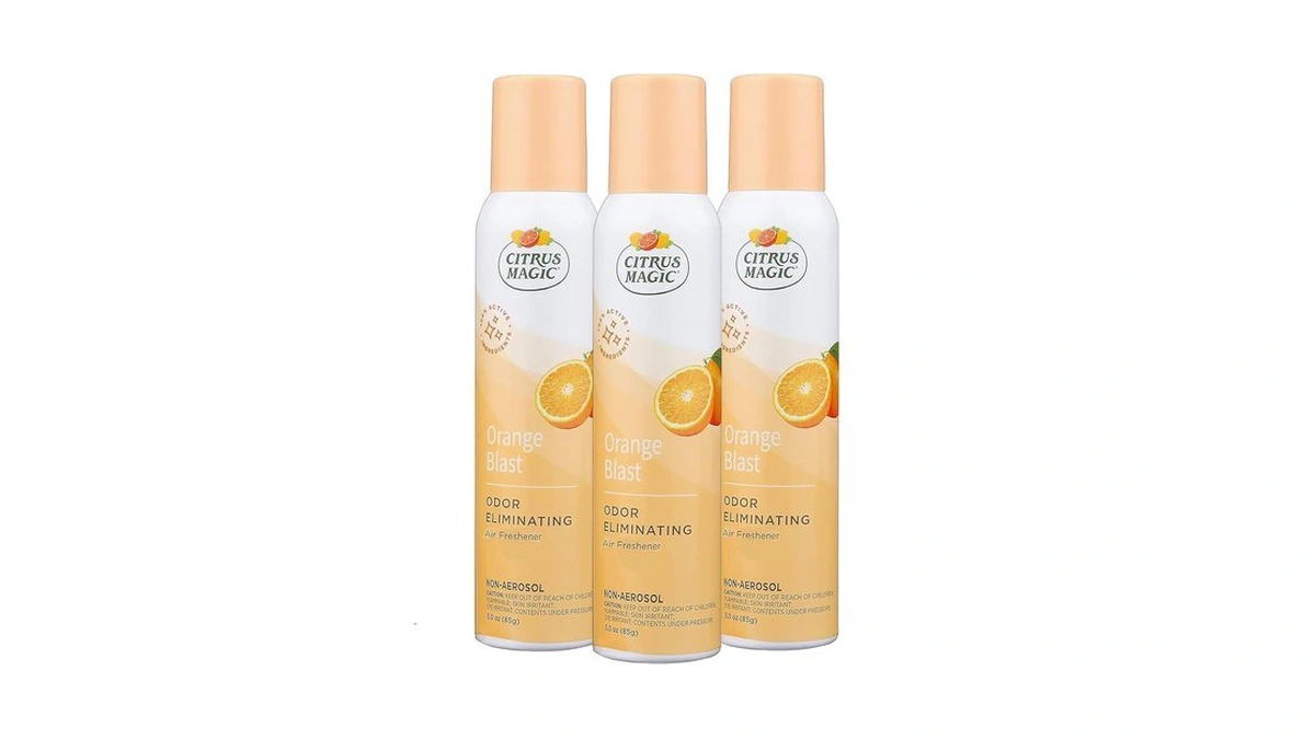 Citrus Magic Air Freshener Spray, Orange Blast, 3 Ounce, Pack