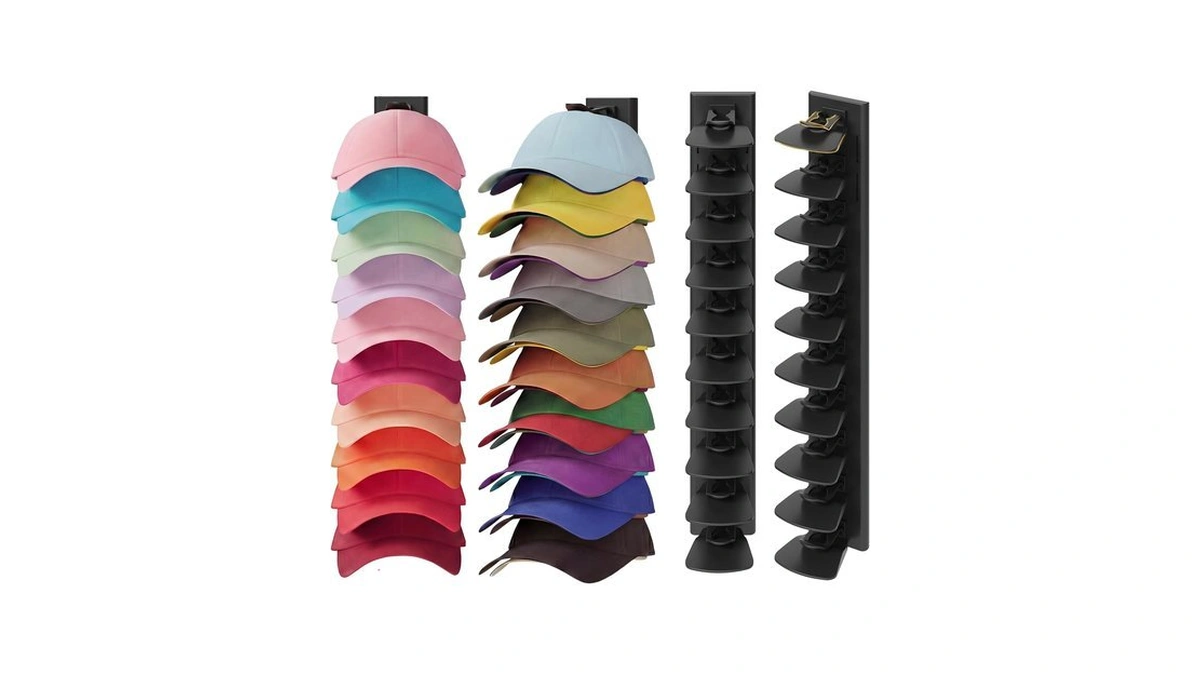 Youdenova Hat Organizer For Baseball Caps, 2 Pack Hat Rack
