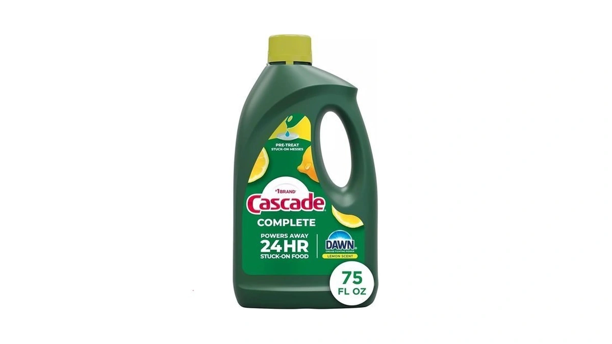 Cascade Complete Dishwasher Detergent Liquid Gel, Dish Detergent, Dishwasher Soap,