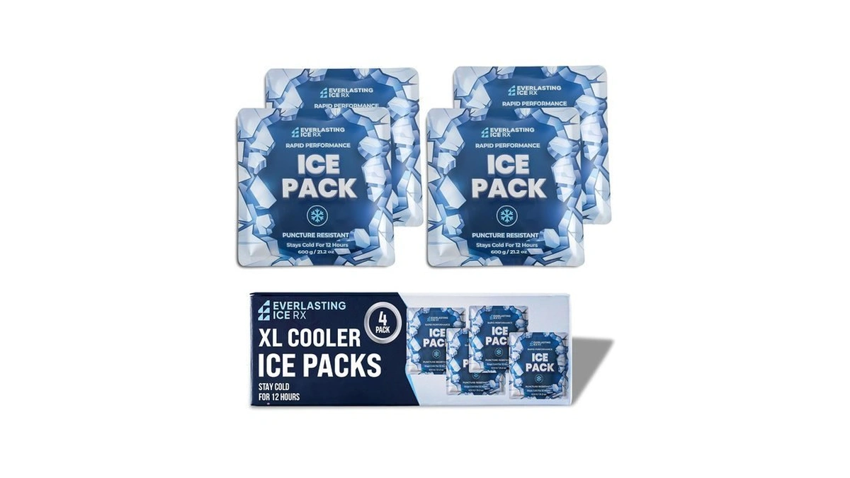 Reusable Ice Packs For Coolers And Lunch Box, Long Lasting