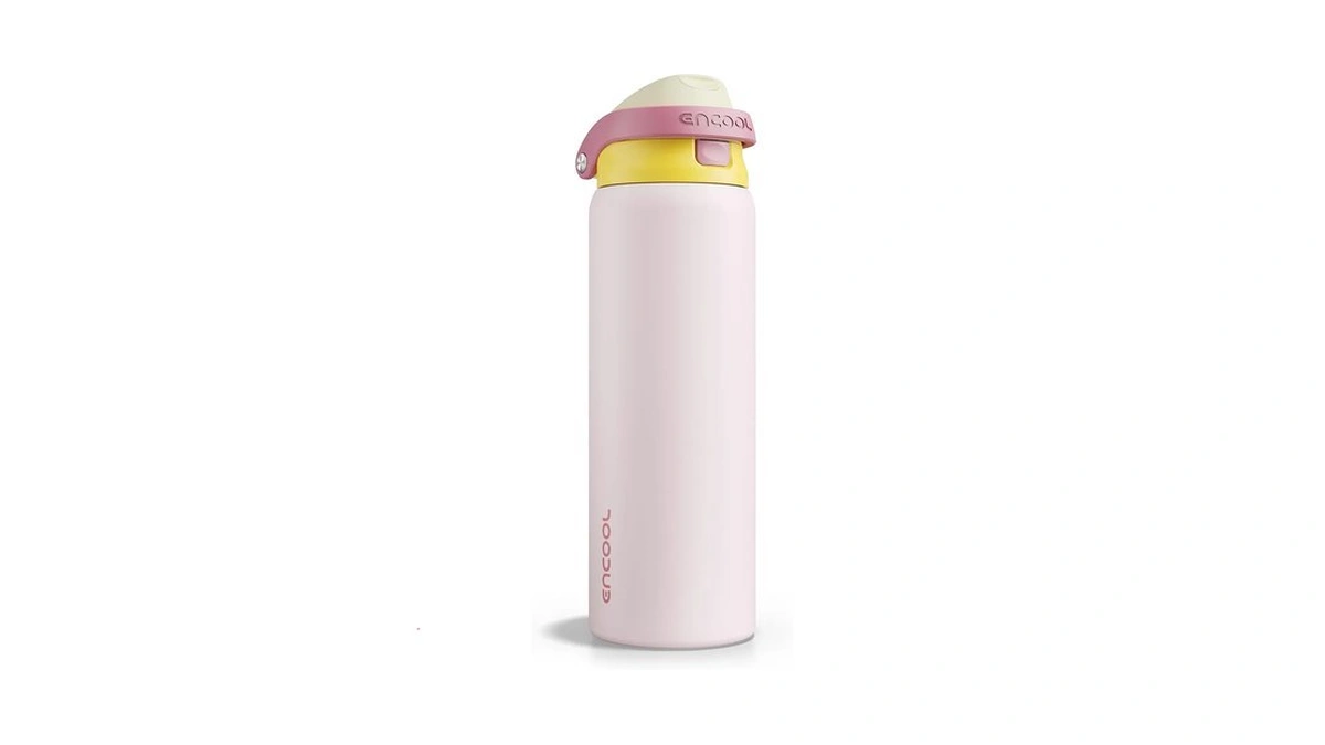 Encool Leakproof Insulated Water Bottle With Straw Dual-sip Water Bottle