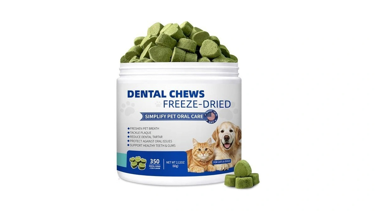 Coleaze Freeze Dried Dental Chews For Dogs & Cats, 350