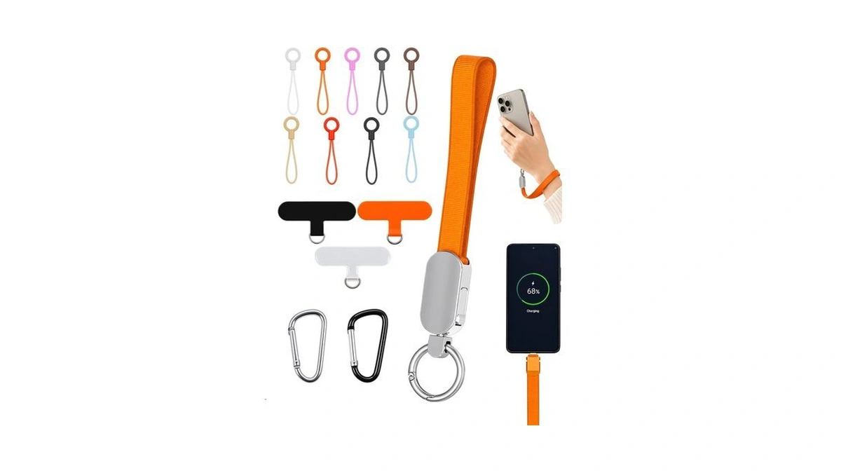 Wxhgd Phone Wrist Strap Lanyard With Charging, Cute Wristlet Keychain