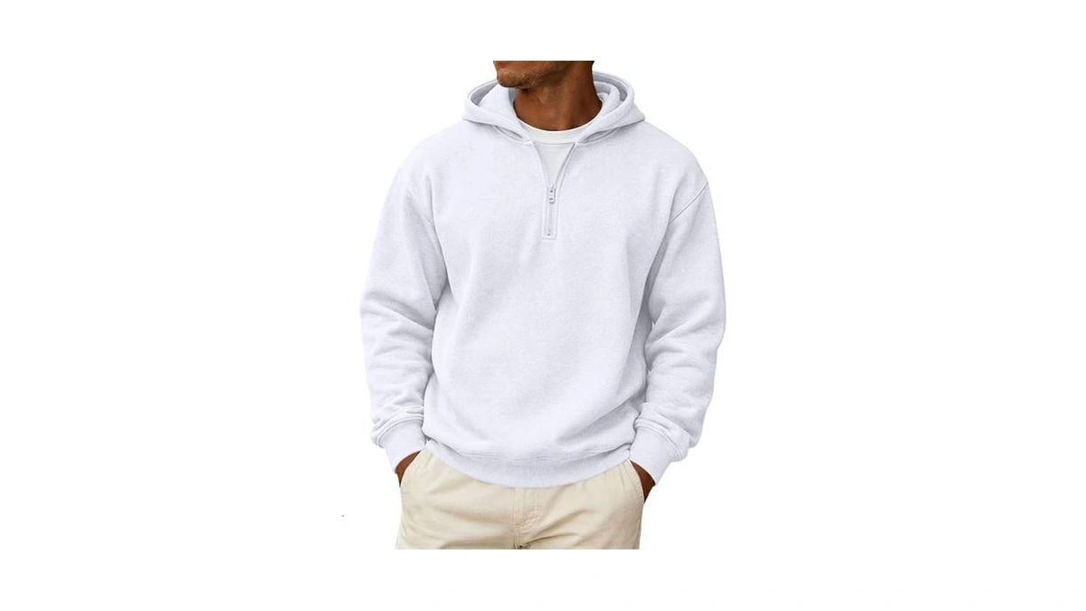 Zip Up Hoodies For Men Big And Tall Fleece 1/4