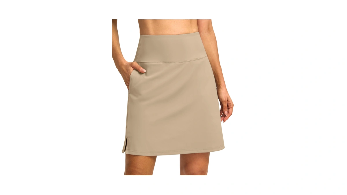 Santiny Skorts With Pockets Khaki