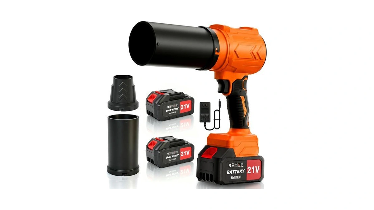 950000rpm Leaf Blower Cordless With 2 X 4.0ah Batteries, 2