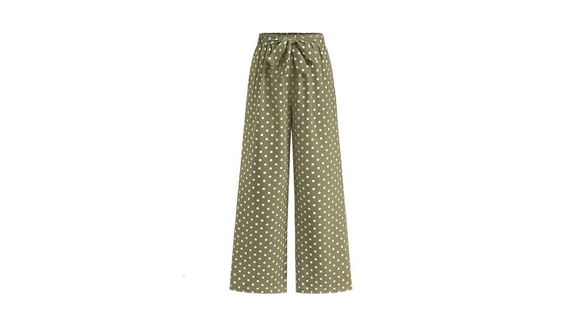 Btfbm Striped Palazzo Pants For Women Fall 2026 Wide Leg