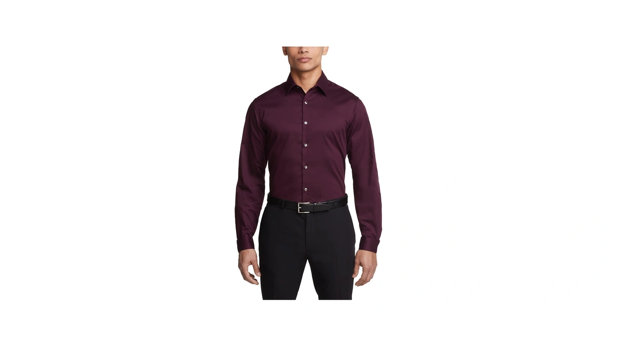 Van Heusen Men's Flex Collar Slim Fit Stretch Dress Shirt