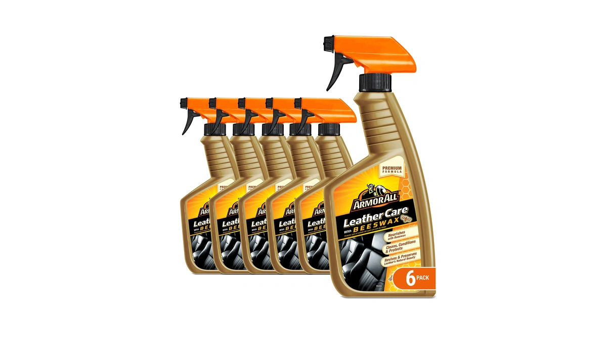Armor All Car Leather Care Spray Bottle, Cleaner For Cars,