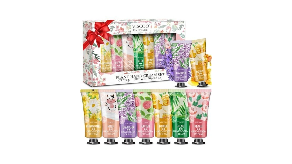 Viscoo 7 Pack Hand Cream Gifts Set For Women, Teacher