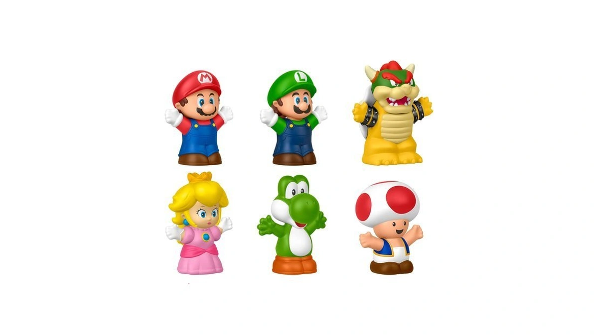 Fisher-price Little People My Mario 6-piece Character Figure Set