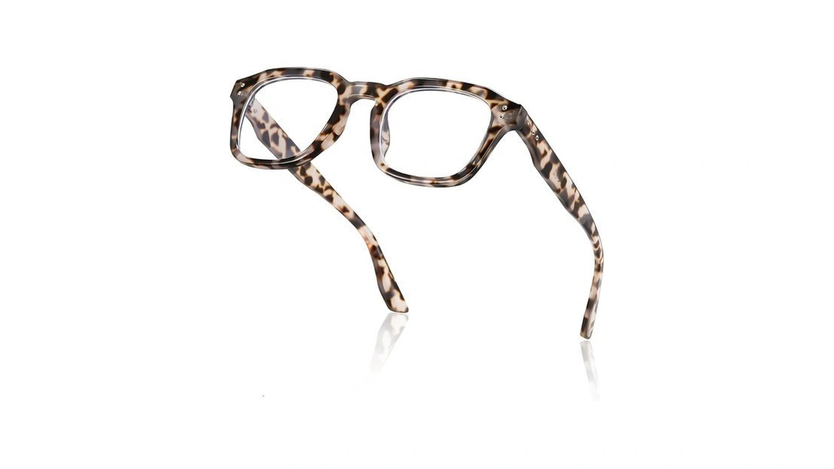 Kimorn Square Blue Light Glasses For Women, Lightweight Frames (white)