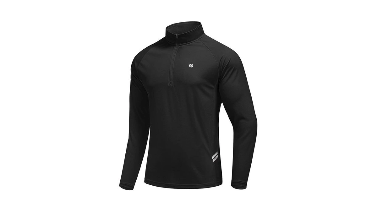 Pinspark Men's 1/4 Zip Pullover Quarter Zip Athletic Golf Shirts