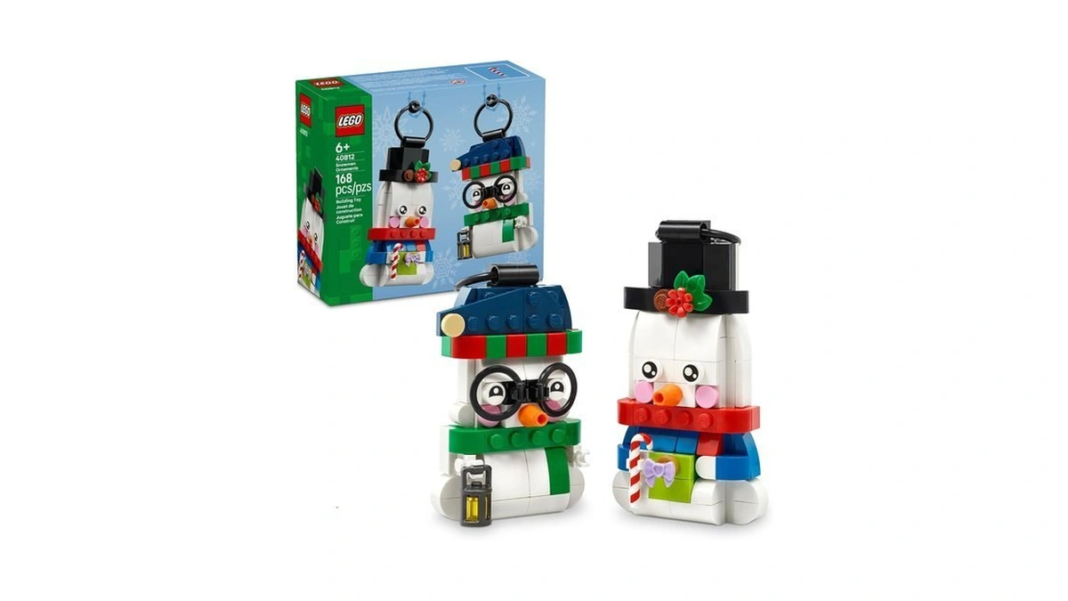 Lego Snowman Ornaments 40812
