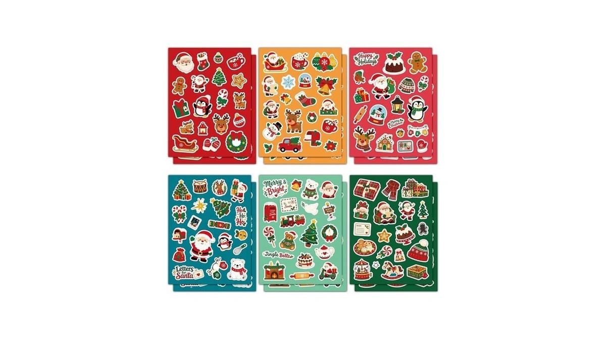 Stocking Stuffers - 240 Pcs Christmas Stickers For Kids -