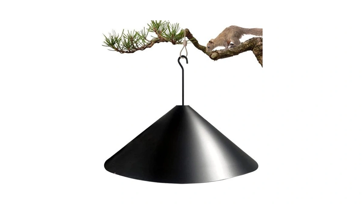 Fandature 19 In Pp Squirrel Baffle For Pole Bird Feeders,