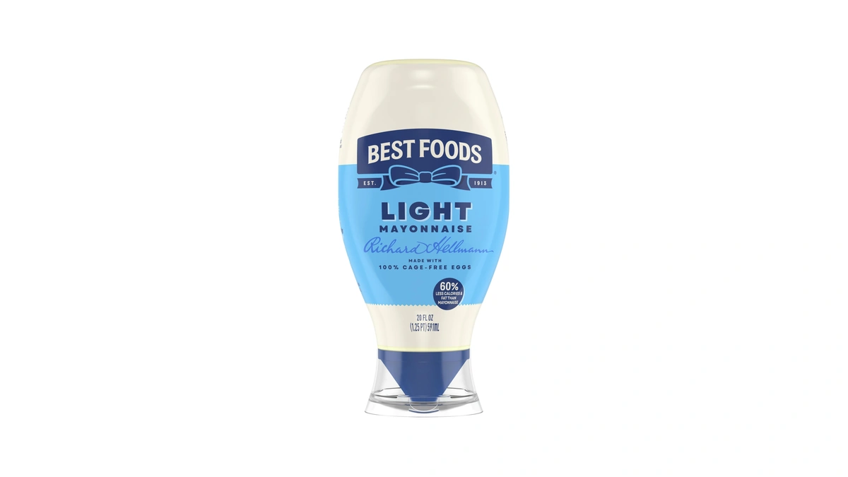 Best Foods Light Mayonnaise 20 Oz, Lite Mayo Squeeze Sandwich