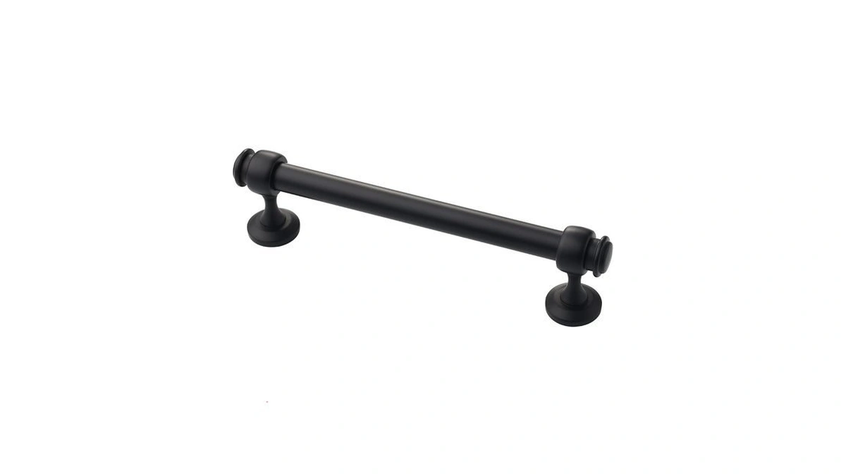 Alzassbg 5" Matte Black Cabinet Pulls And Handles 10 Pack,