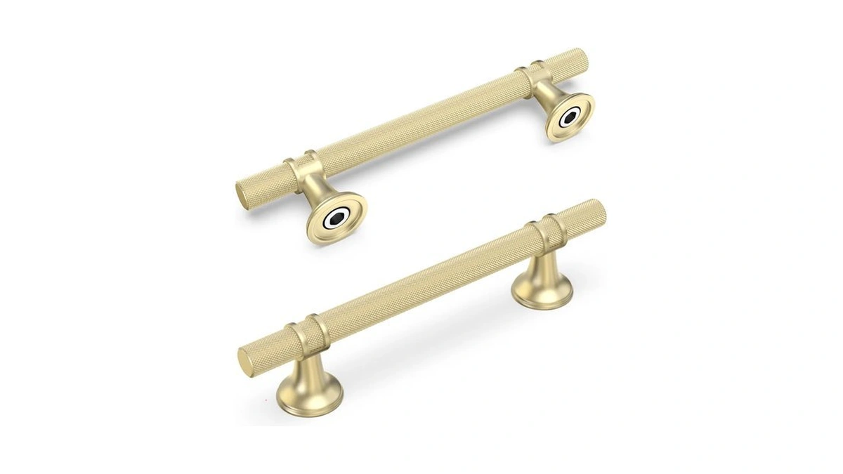 Komotia 10 Pack 5 Inch Brushed Gold Kitchen Cabinet Handles