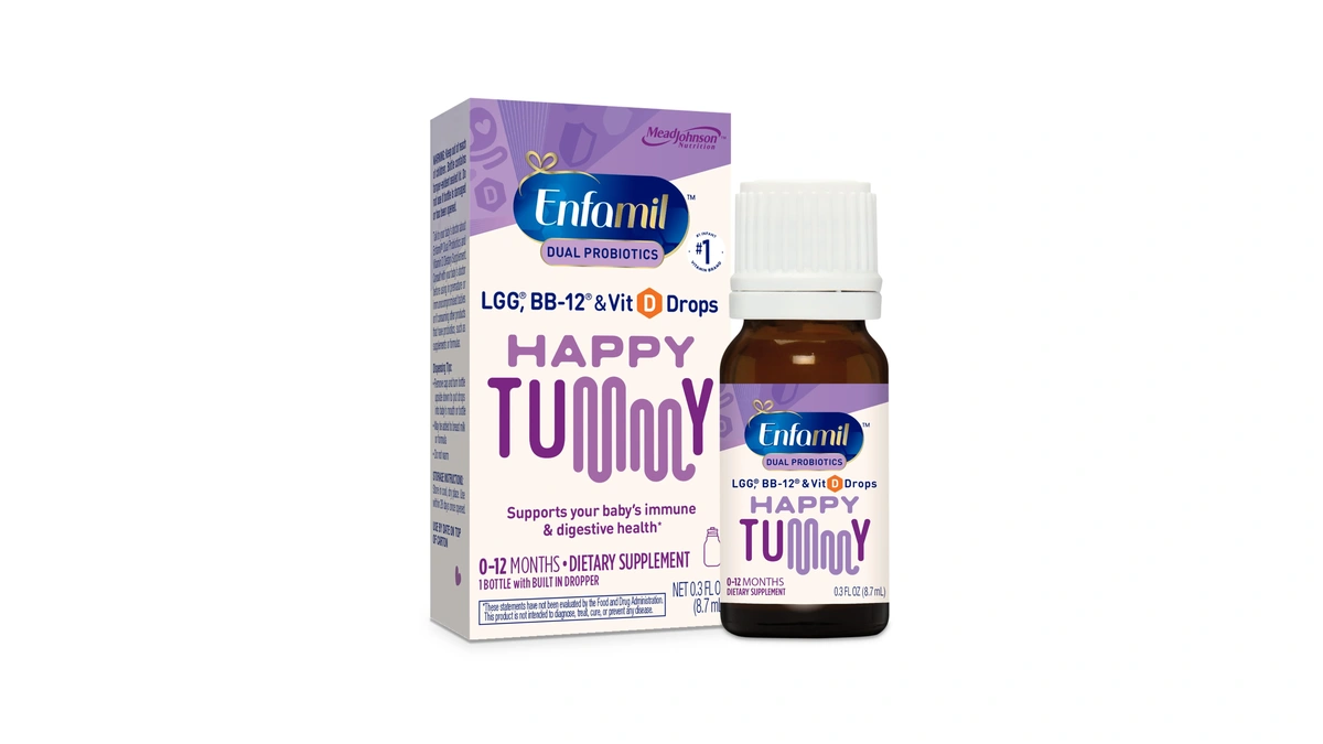 Enfamil Dual Probiotics Drops, Baby Probiotic Drops, 8.7 Ml Bottle