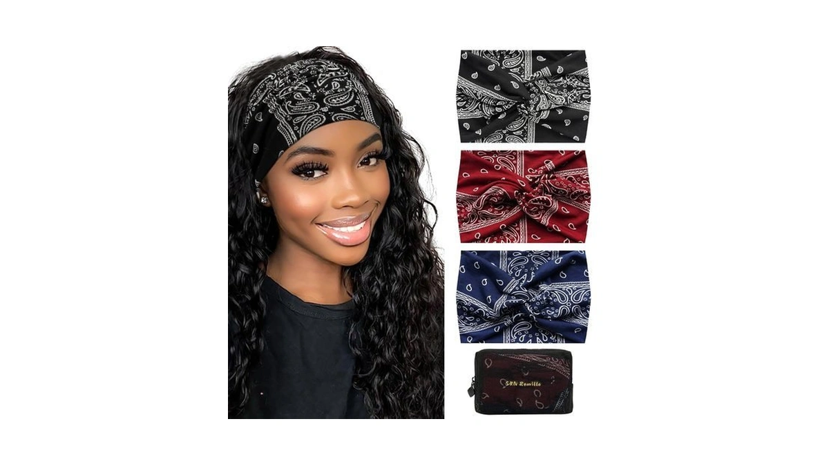 S&n Remille Wide Headbands For Women, Large Hairband, Elastic Non-slip