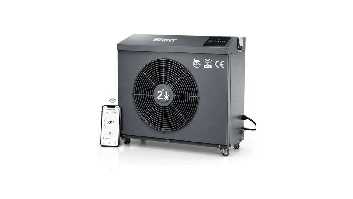 Grat 1.5hp Chiller For Cold Plunge Tub Set
