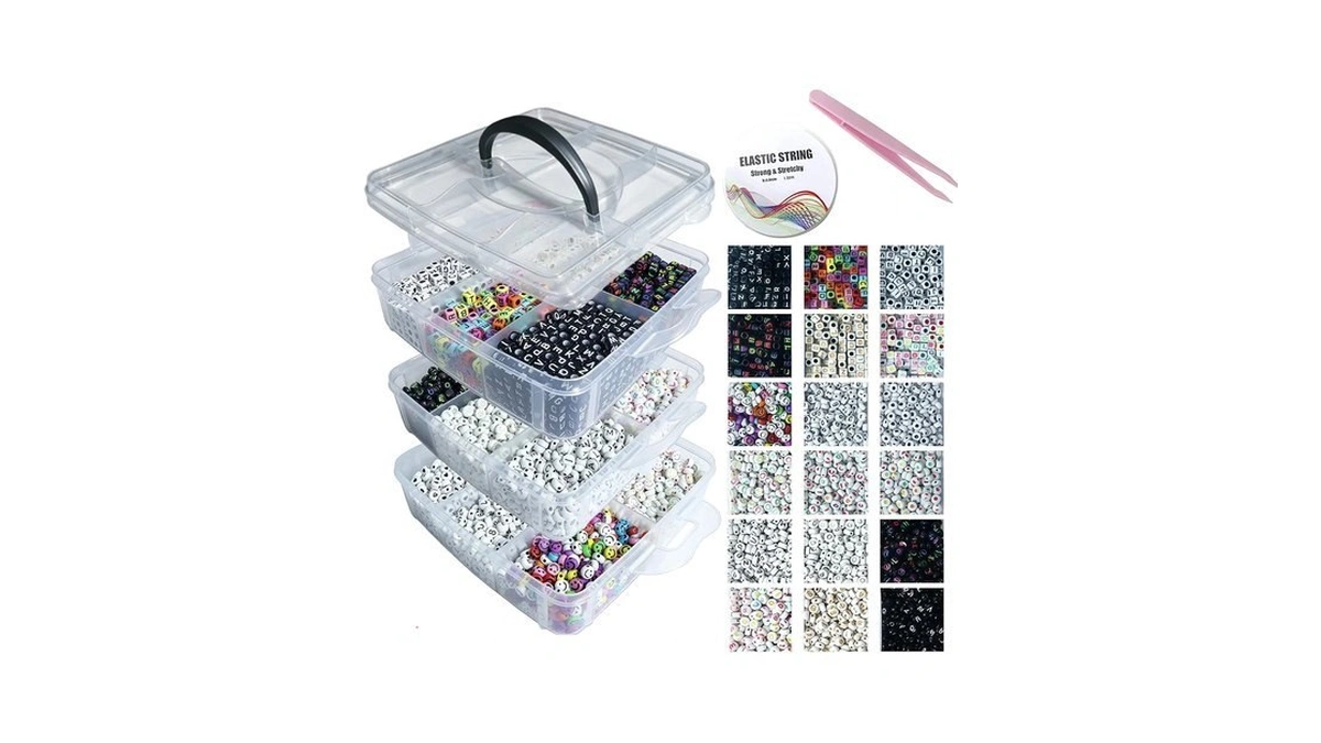 Lis Hegensa Alphabet Beads A-z 6300pcs Letter Bead Jewelry Making