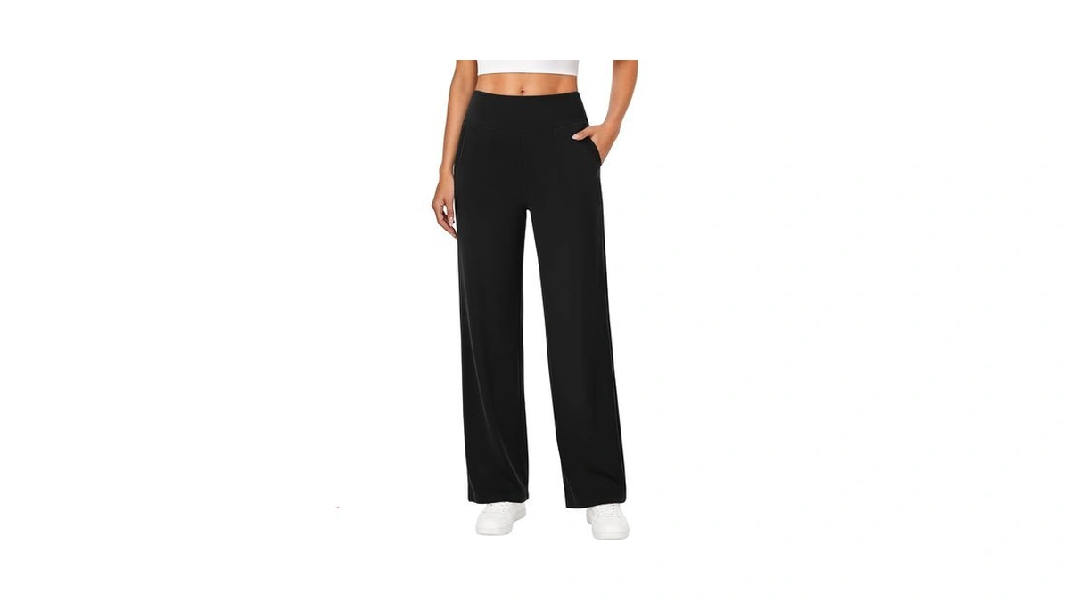 Ab-eleven Womens Pants Wide Leg Yoga Pants With Pockets All