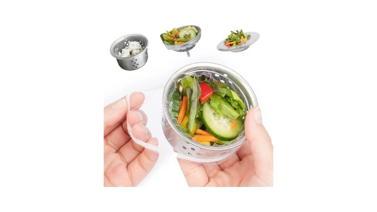 700 Pack Disposable Drain Covers, Anti-clog Kitchen Mesh Sink Strainer