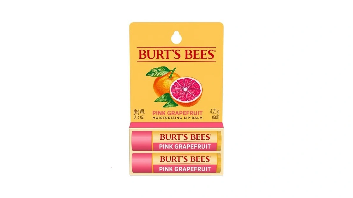Burt's Bees Lip Balm - Pink Grapefruit, Lip Moisturizer With