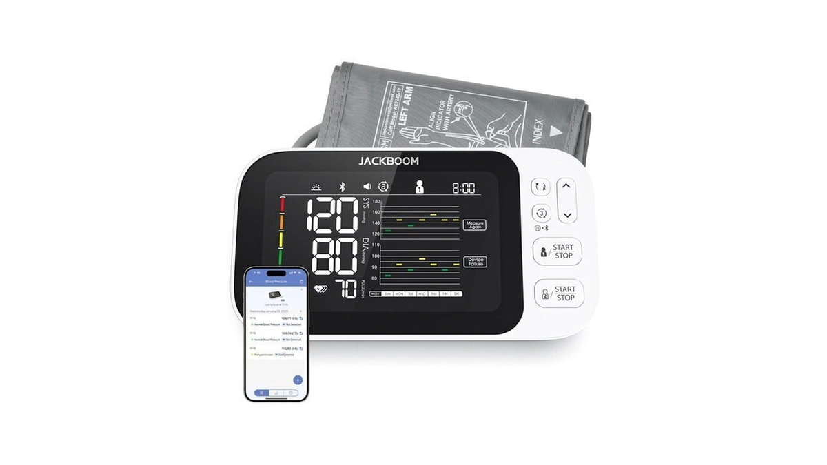 Blood Pressure Monitor For Home Use, Automatic Upper‑arm Bp Machine,