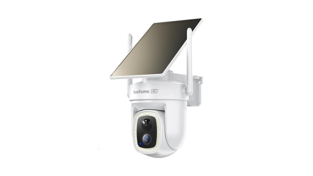 Koohome 4k Solar Security Camera Outdoor Wireless,360° Ptz,no Subscription
