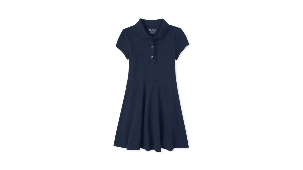 Amazon : The Children Placeshort Sleeve Ruffle Po